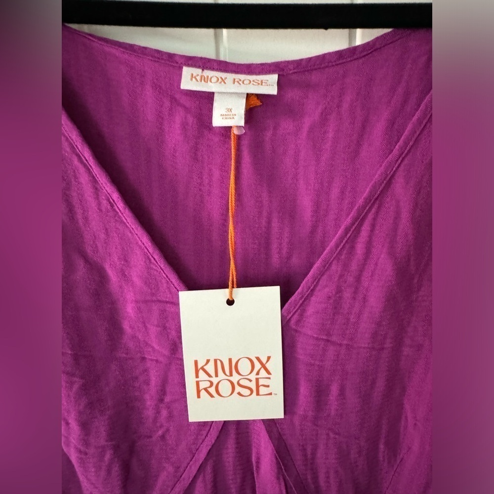 Women's Plus Size Short Sleeve A-Line Dress - Knox
Rose™ Purple 3X- NWT - Picture 8 of 10